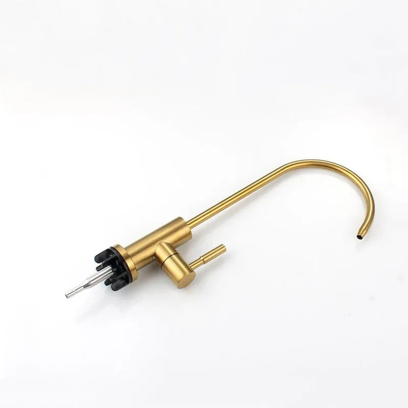 Kktnsg Water Purifier Faucet Brushed Gold Faucet Osmosis