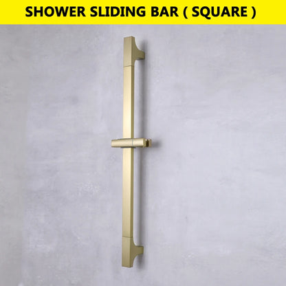 Slide Bar Hand Shower Brushed Matt Gold Functions