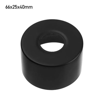 1pcs Black Shower Faucet Decorative Cover Chrome Finish