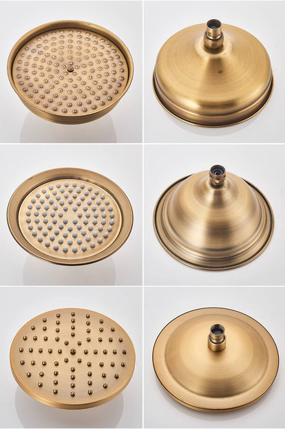 Golden Shower Bathroom Bath Shower Faucet Brass Swivel