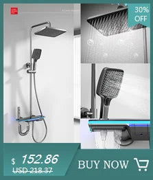 Becola 16inch 40cmx40cm Square Stainless Steel Ultra-Thin Shower
