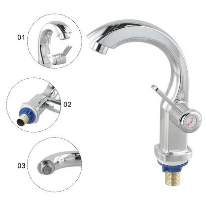 Bathroom Basin Faucet Abs Water Purifier Lever Hole