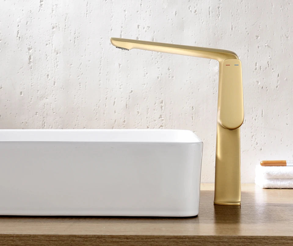 Vgx Luxury Gold Bathroom Faucets High Basin Mixer