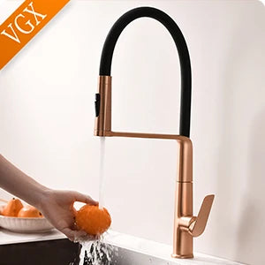 Vgx Faucet Sink Faucets Rubber Pull Down Stream