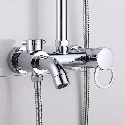 Bathroom Shower Faucet Bathtub Faucet Mixer Tap Chrome