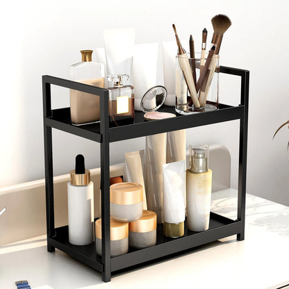 Tier Desktop Storage Rack Cosmetics Desk Office Stationery