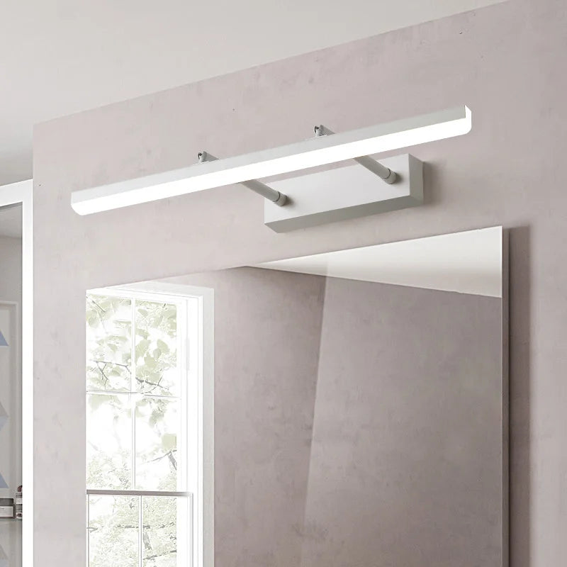 Retractable Bathroom Mirror Front Wall Light Dressing Table