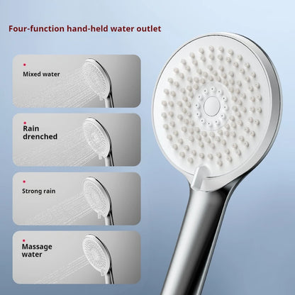 Diiib Large Panel Rain Shower Stainless Steel Combination