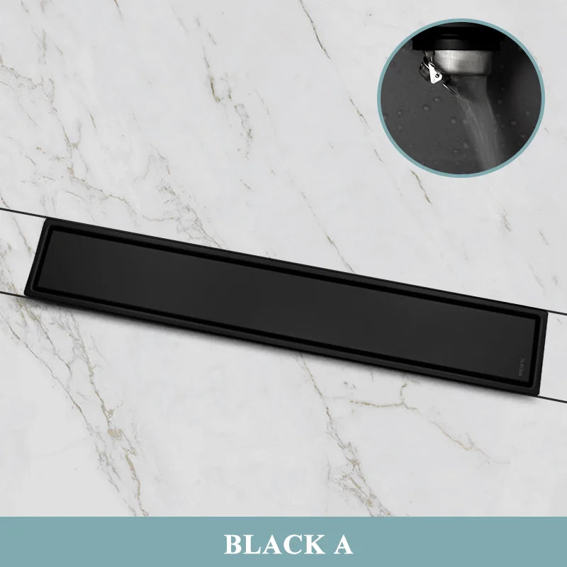 304 Stainless Steel Bathroom Drain Brushed Rose Gold
