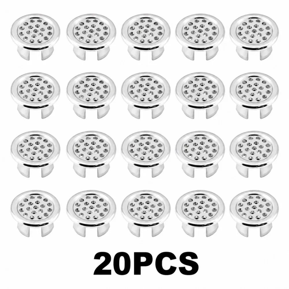 1-20pcs Round Basin Overflow Cap Sink Drain Cover