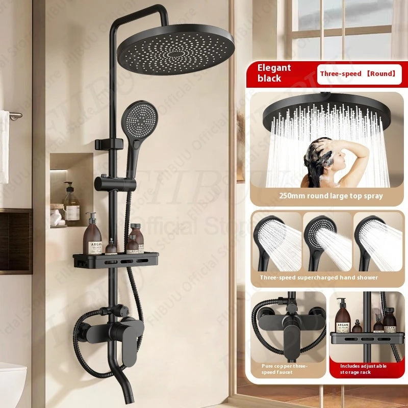Pressure Water Massage Shower Water Saving Shower System