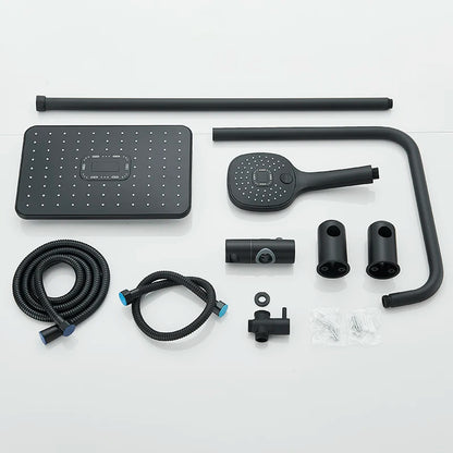 Hole Input Bathroom Shower Faucet Rainfall Head Shower