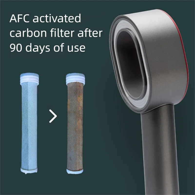 Filter Shower Head Beauty High Pressure Black Hand