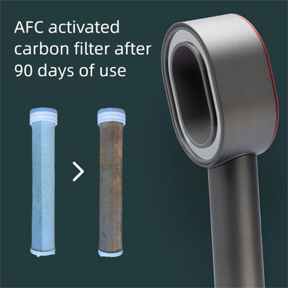 Filter Shower Head Beauty High Pressure Black Hand