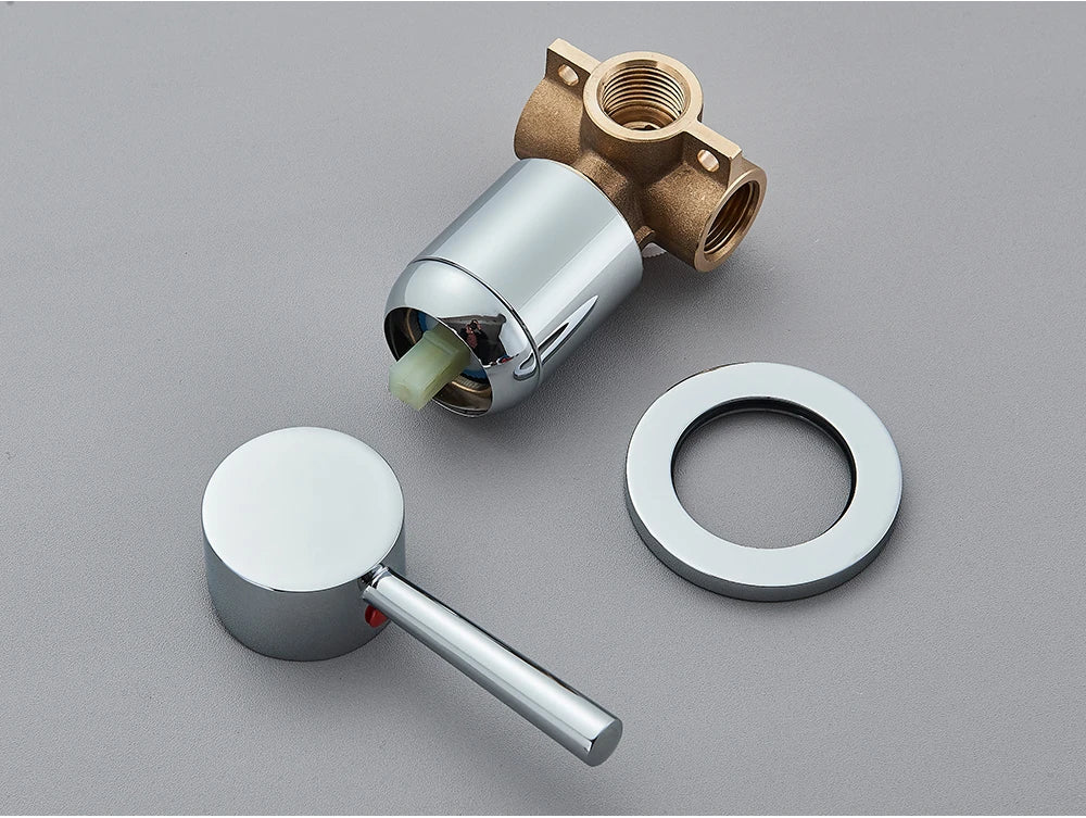 Brushed Gold Handheld Shower Bathroom Shower Faucet &