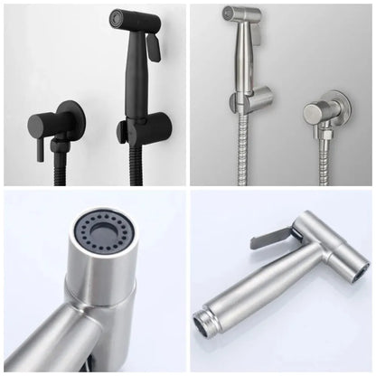 4pc/Set Bidet Toilet Sprayer Bidet Shower Faucet Stainless