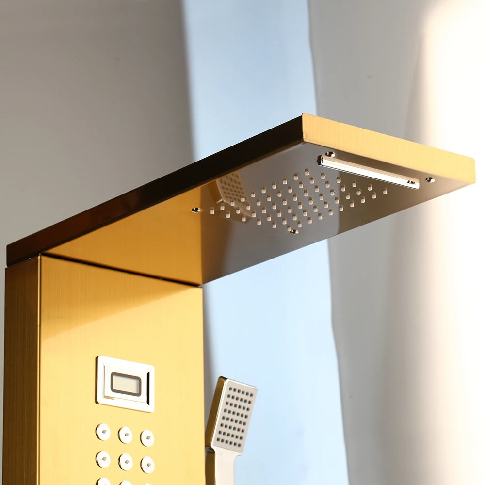 Kemaidi Shower Panel Tower Rainfall Waterfall Bathroom Shower