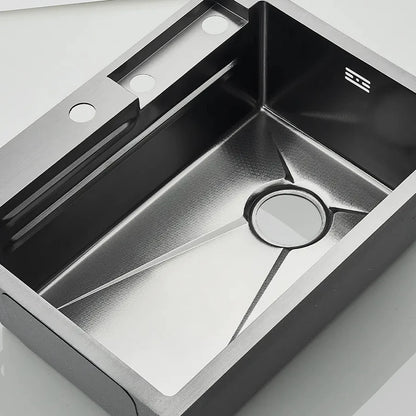 304 Stainless Steel Waterfall Sink Large Slot Integrated