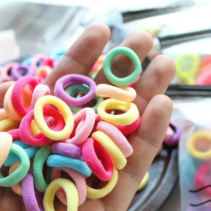 500 Pieces/Pack 2cm Children Hair Band High Elastic