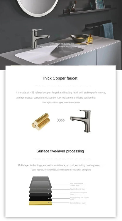 Cold Water Faucet Brass Valve Body Pull-Out Basin