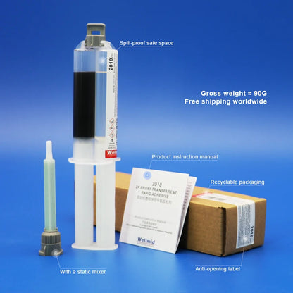 Black Epoxy Adhesive Fast Cured Bathroom Solar Panel