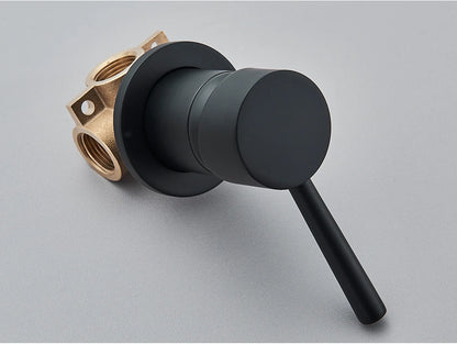 Brushed Gold Handheld Shower Bathroom Shower Faucet &