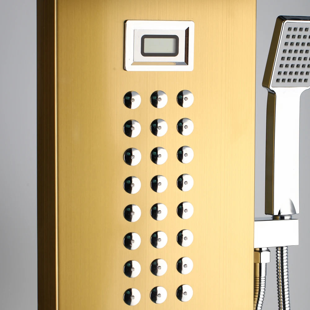 Kemaidi Shower Panel Tower Rainfall Waterfall Bathroom Shower