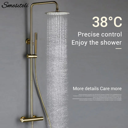 Shower System Thermostatic Shower Faucet Thermostat Bathroom