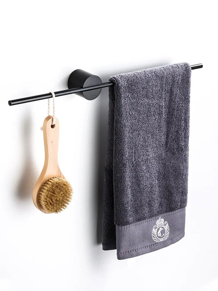 Light Luxury Towel Rack Creative Brushed Gold Adjustable