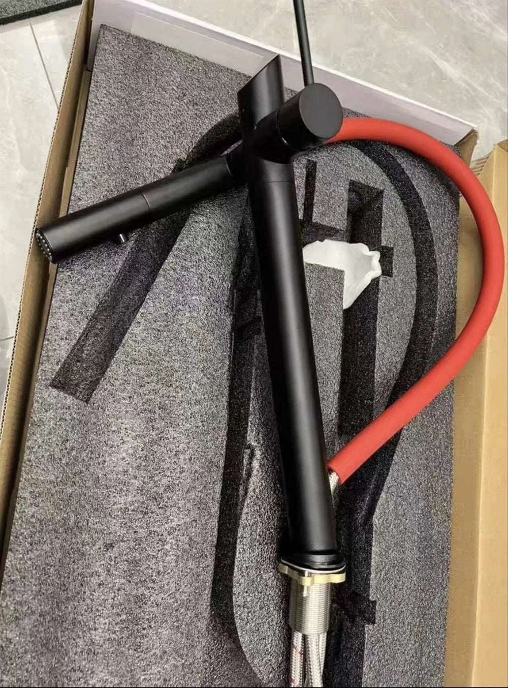 Stainless Steel Black Red Magnetic Faucet Vegetable Basin