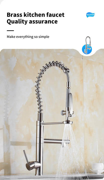 Faucet Chrome Brass Tall Faucet Mixer Sink Faucet