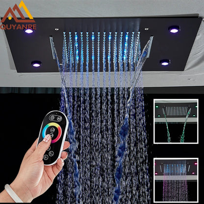 Digital Display Thermostatic Rain Shower System 14 20