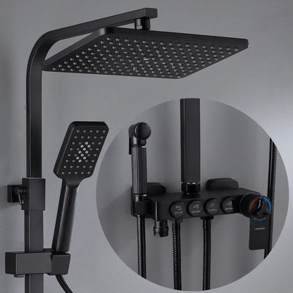 Chrome Digital Bathroom Shower System 10 Inch Stainless