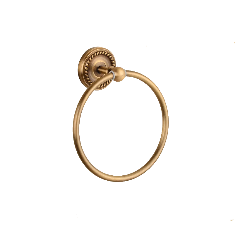 Solid Brass Bathroom Robe Hook Paper Holder Towel
