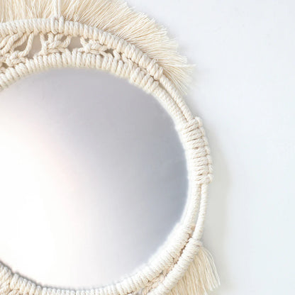 Wall Mirror Macrame Decorative Mirrors Boho Decor Wall