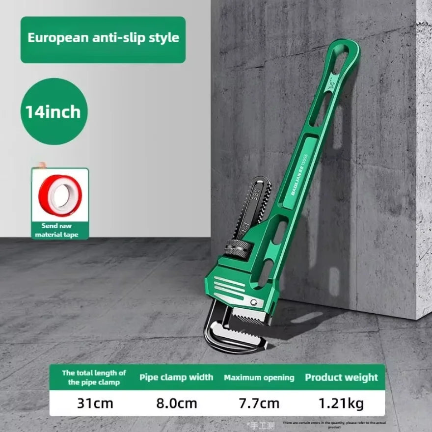 10/12/14/18 Inch Pipe Wrench Universal Monkey Spanner