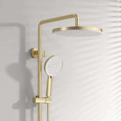 Cold Bathroom Shower System Faucets 12 Inch Round