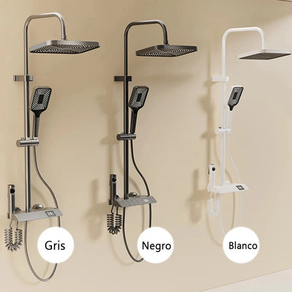 Bathroom Shower Led Display Piano Keys Bath Shower