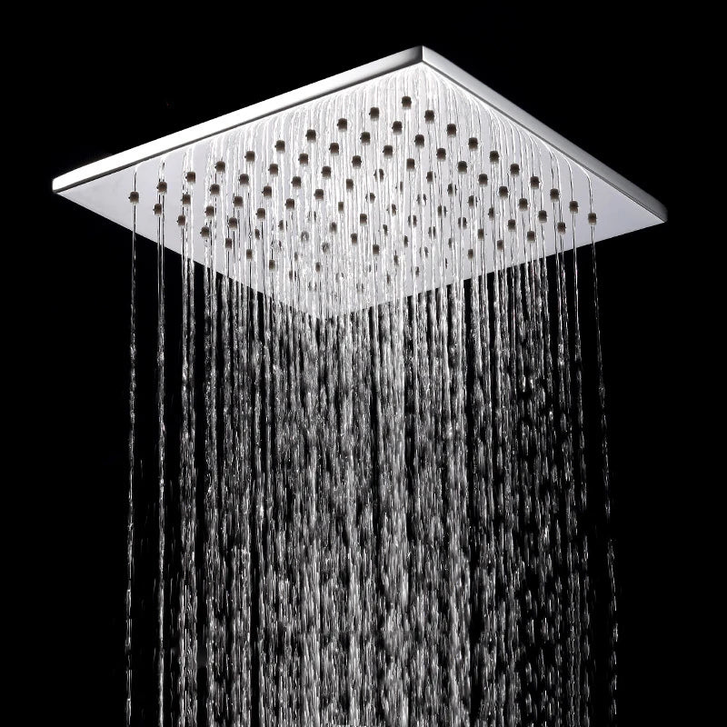 Brass Square Rain Shower Head Quality Bathroom Bath