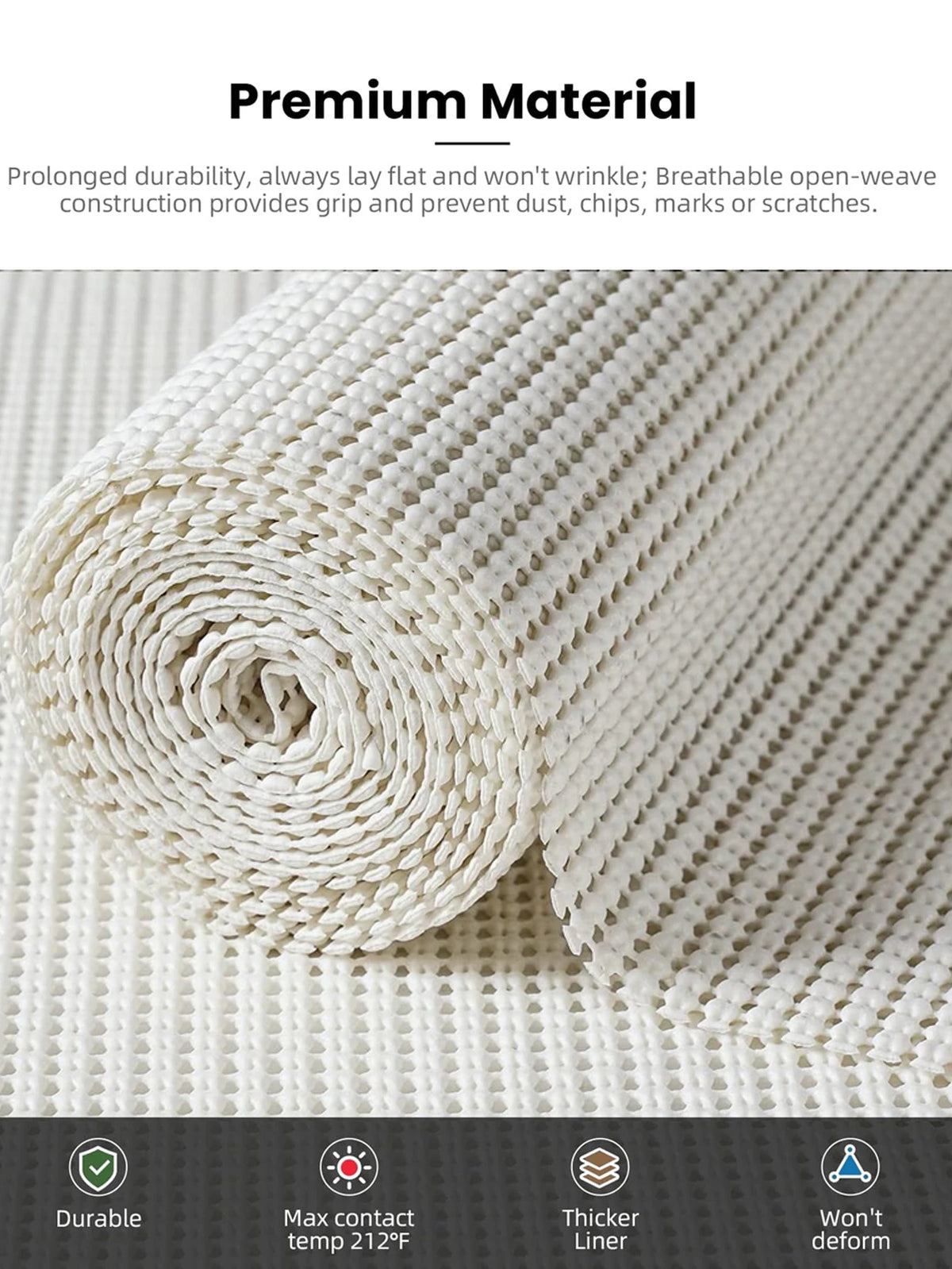 Silicone Anti-Slip Mat Non-Stick Anti-Slip Mat Thickened Drawer