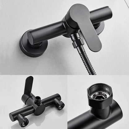 304 Stainless Steel Bathroom Shower Faucet Wall Mounted