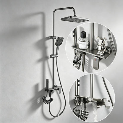 Four Ways Water Outlet Bathroom Shower System Wall