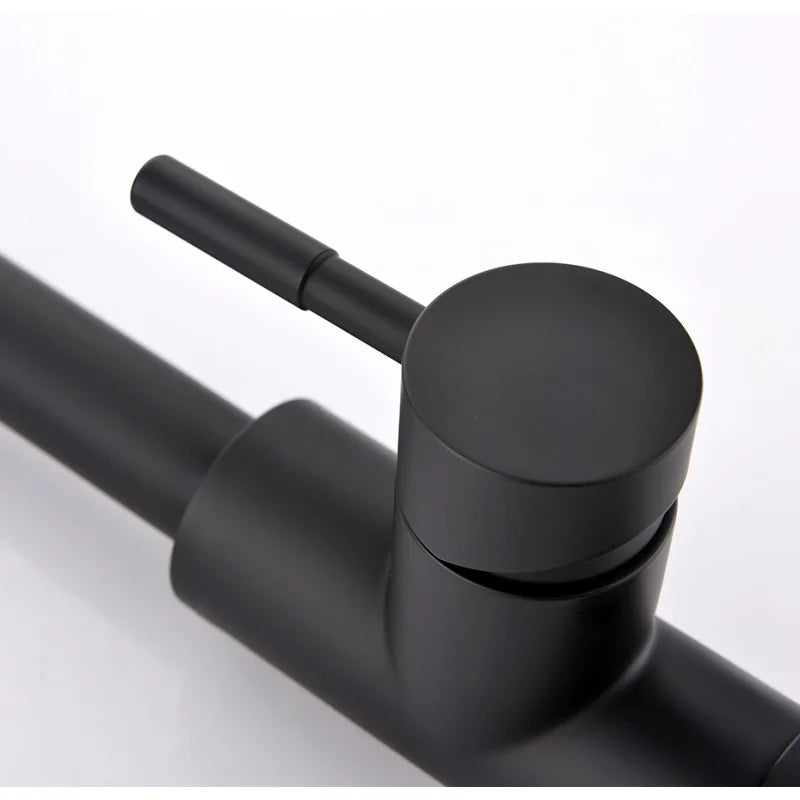 Faucet Brushed Nickel Color Surface Cold Water Faucet
