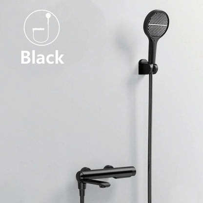 Solid Brass Bathroom Shower Faucet Luxury Bathtub Mixer