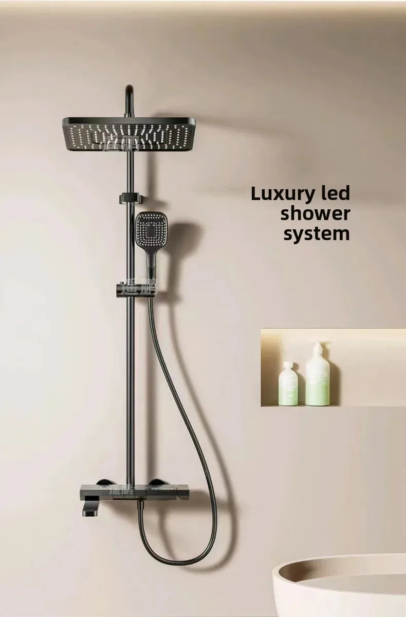 Complete Of Shower System Shower Full Of All-Copper