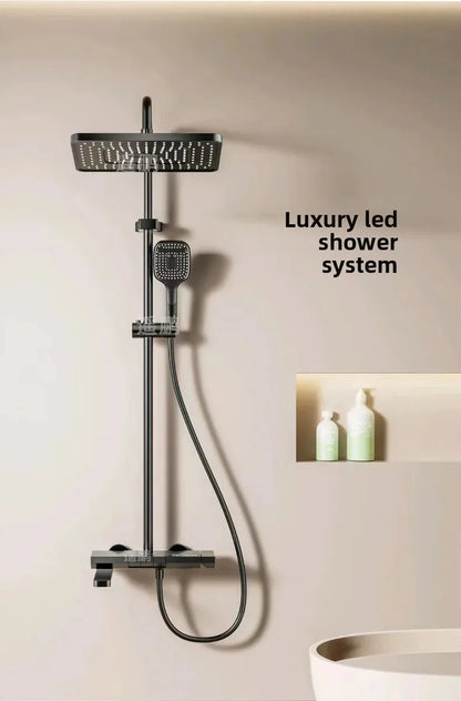 Complete Of Shower System Shower Full Of All-Copper
