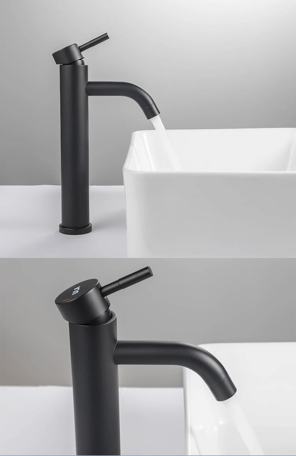 Ula G1/2 Basin Faucet Waterfall Bathroom Sink Faucet