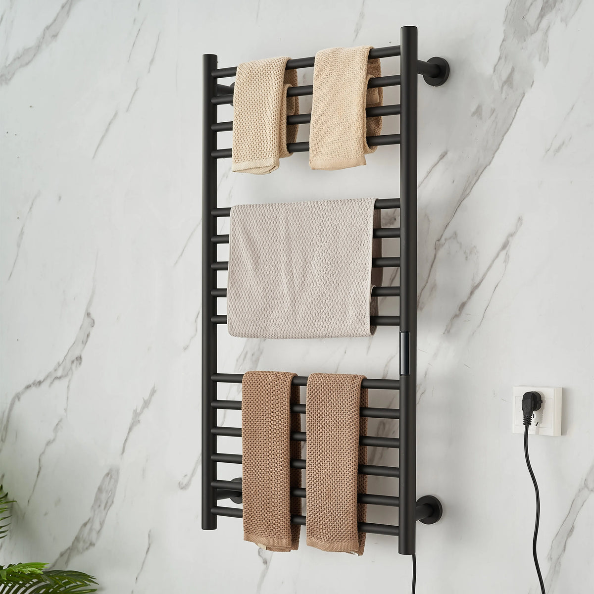 Smart Electric Towel Rack Stainless Steel Heated Towel