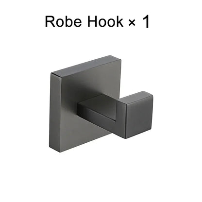 Gunmetal Stainless Steel Bathroom Accessorie Hardware Towel Rack