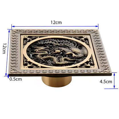 Brass Shower Drain Bathroom Floor Drain Washing Machine
